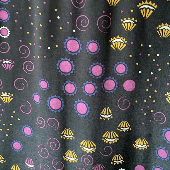 ModCloth Scoop Neck Retro Astro Semi Sheer Blouse - Picture 4 of 11